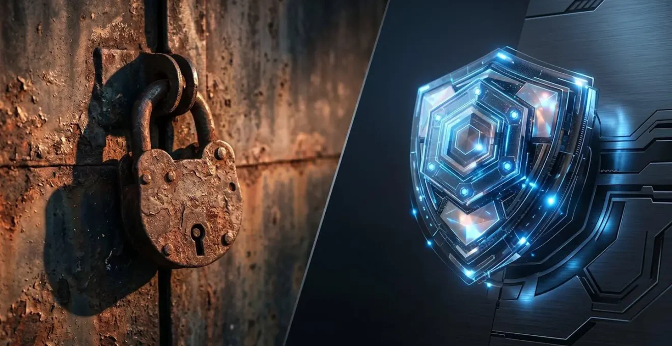 Représentation visuelle de la protection moderne des endpoints face aux cybermenaces