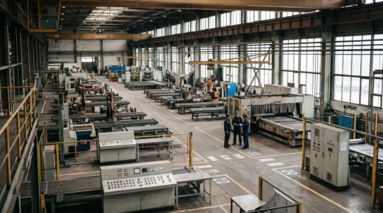 Scène dramatique représentant les conséquences d'une défaillance logicielle dans un environnement industriel