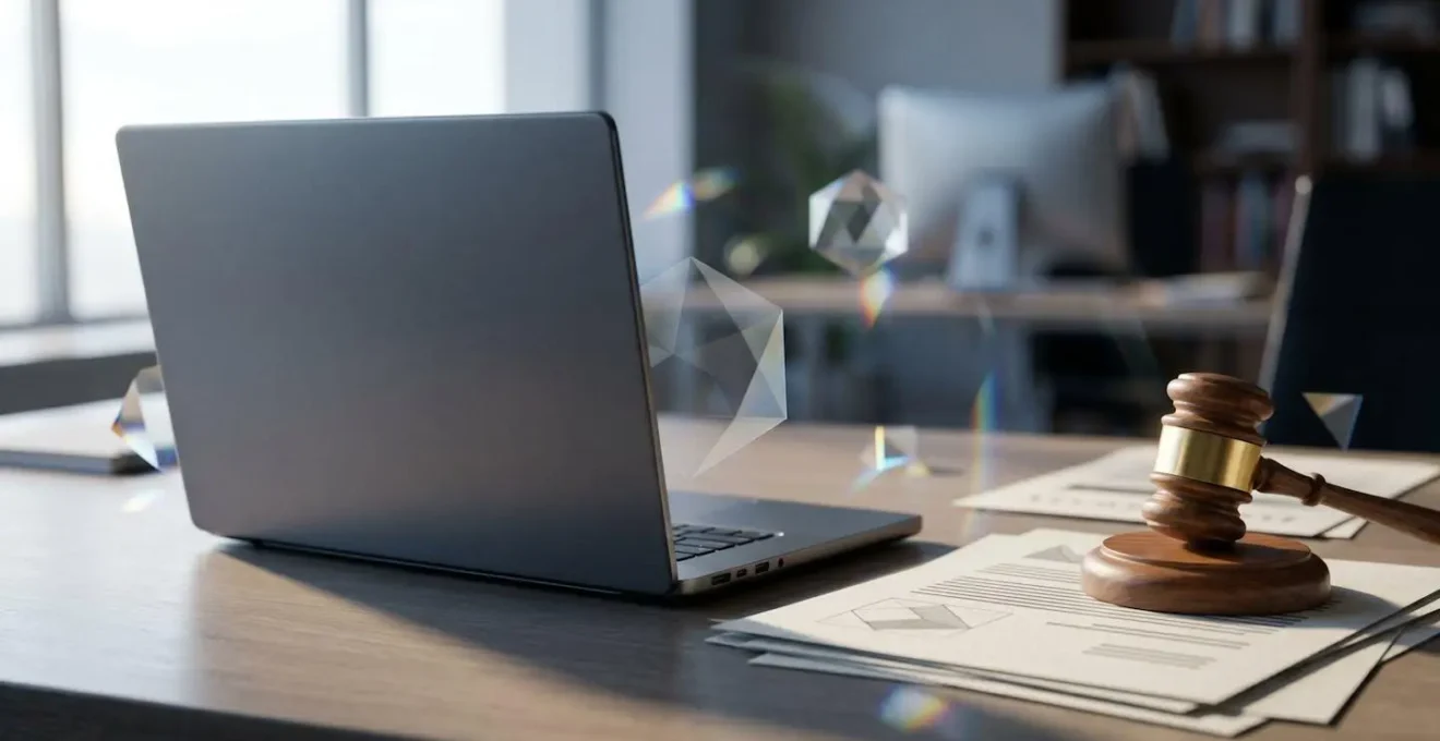 Représentation abstraite de la protection d'un code source informatique et de la sécurité juridique en entreprise